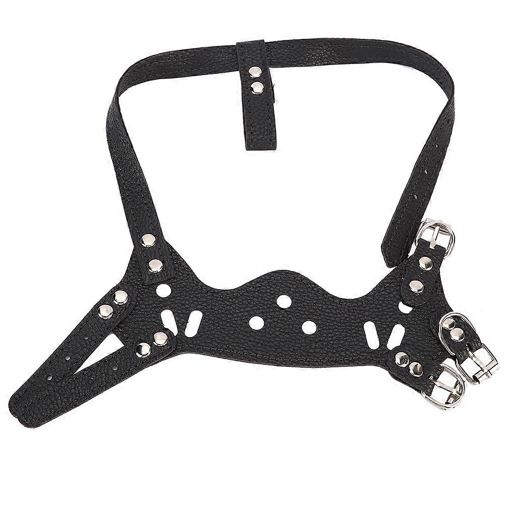 Soft PU Anti - Mouth Muzzle for Pet Dogs: Adjustable, Bite Prevention, Stop Chewing & Barking