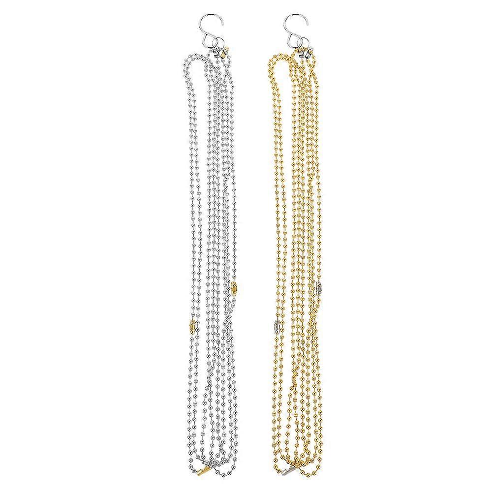 2Pcs Volleyball Net Measure Tool Volleyball Net Measure Chain Volleyball Referee Measure Chain For Net