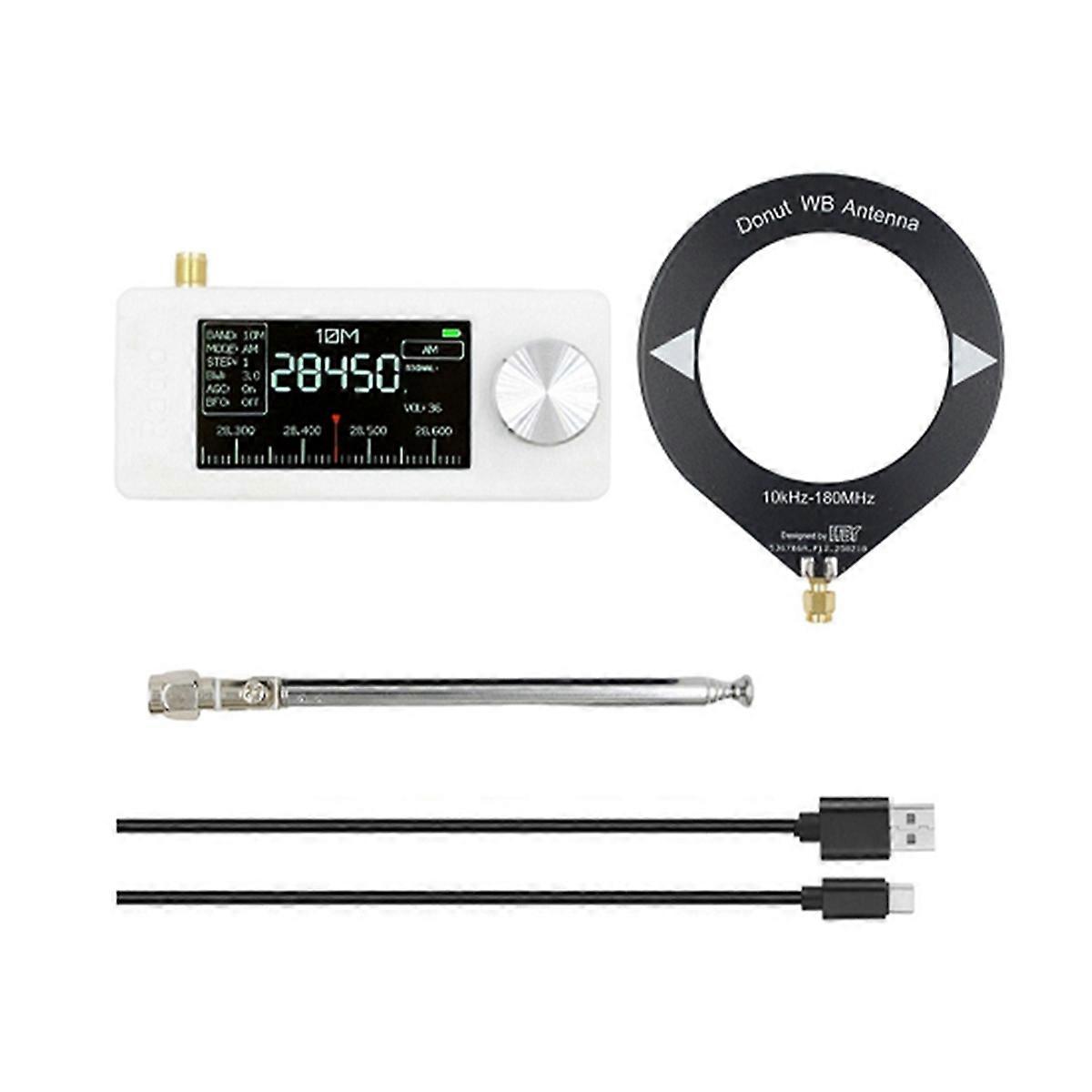SI4732 Radio SMA Interface Radio 10Khz-180Mhz High Sensitivity Full Band Radio LSB USB AM FM Pocket Mini Radio
