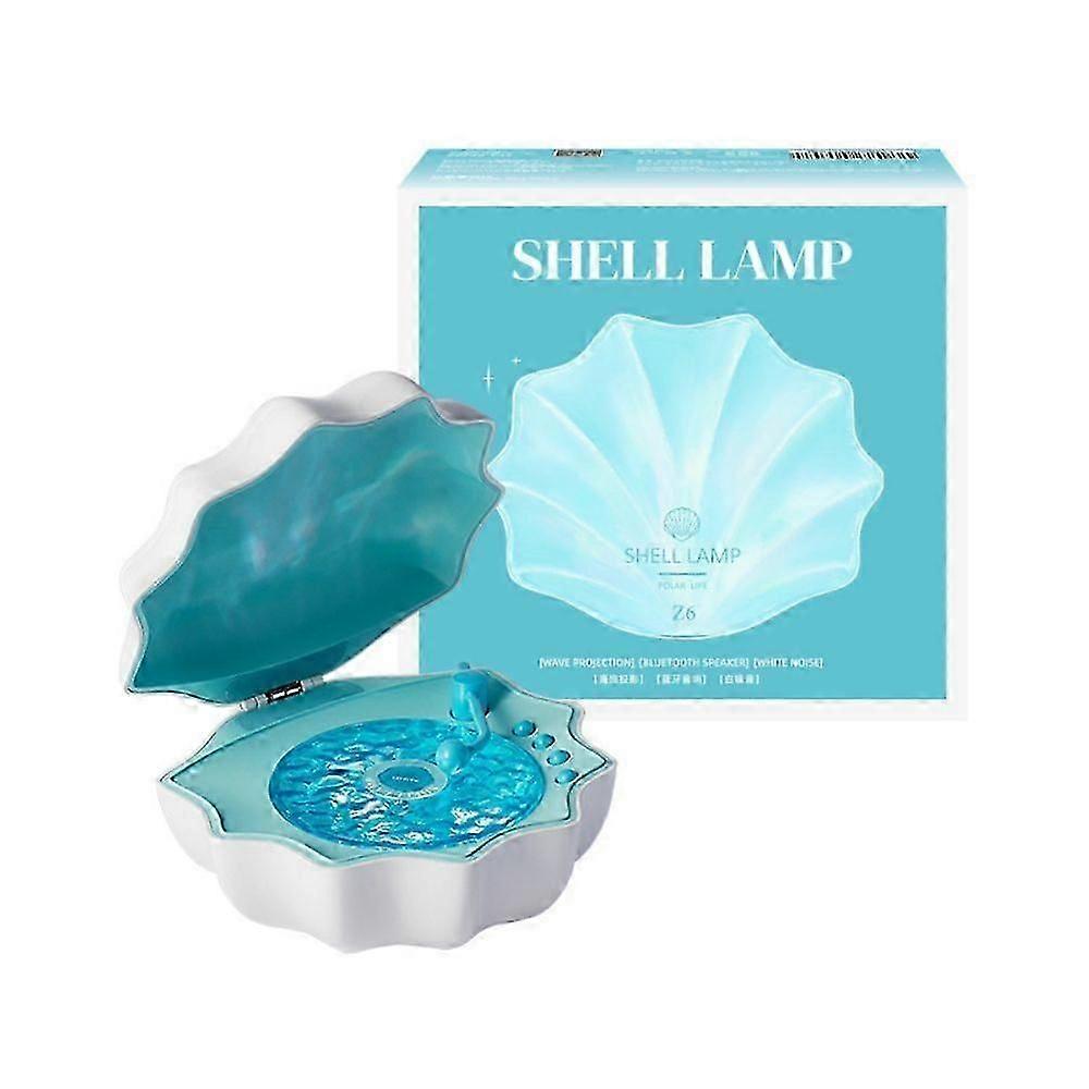 Haut-parleur Moana Shell,Haut-parleur Moana Light up Bluetooth Shell,Lumière Sea Shell