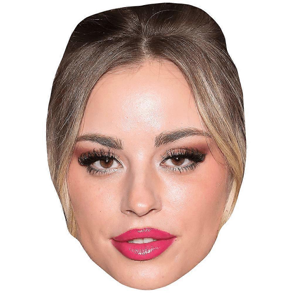 Anna Claire Clouds (Lipstick) Celebrity Mask, Flat Card Face
