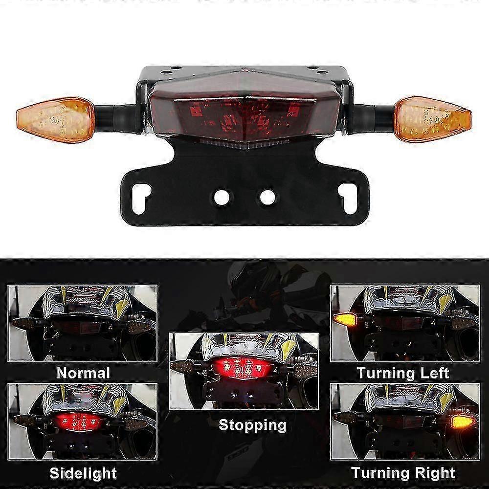 con Kit indicatori di direzione a led per freno posteriore posteriore per Suzuki Drz400s 2000-2024 Drz400sm 2005-2024 Dr-z 400s S00sm 2023