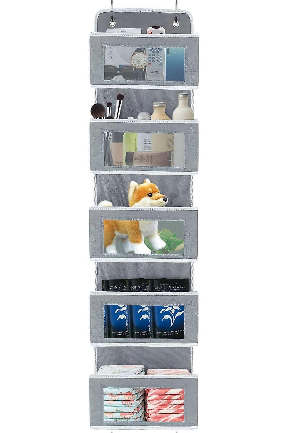 Scaffale portaoggetti-grigio (cinque strati)