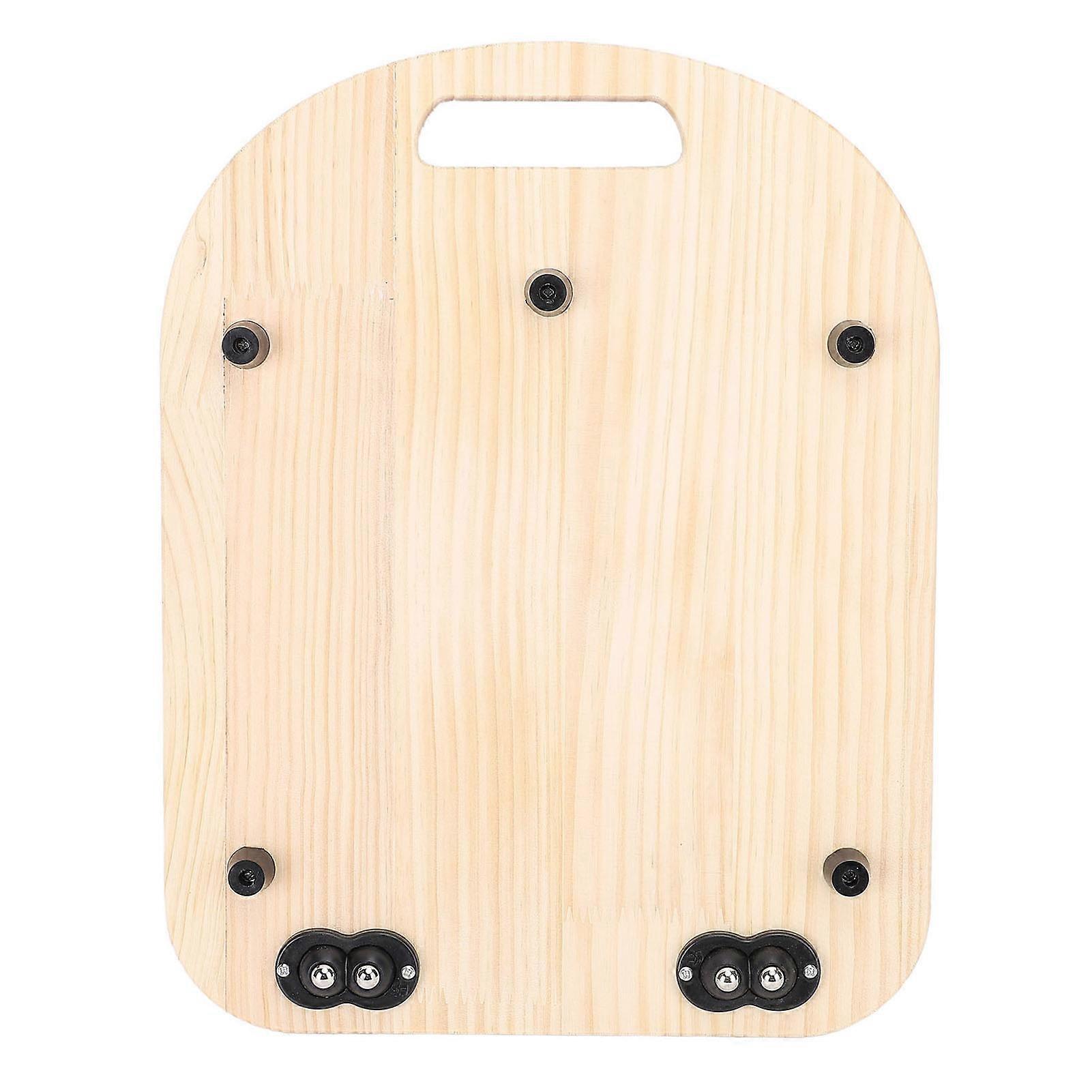 Wooden Sliding Mat for TM5 TM6 Mixer Convenient to Use Comfortable Handle Countertop Kitchen Appliance Mover Slider Mat Board