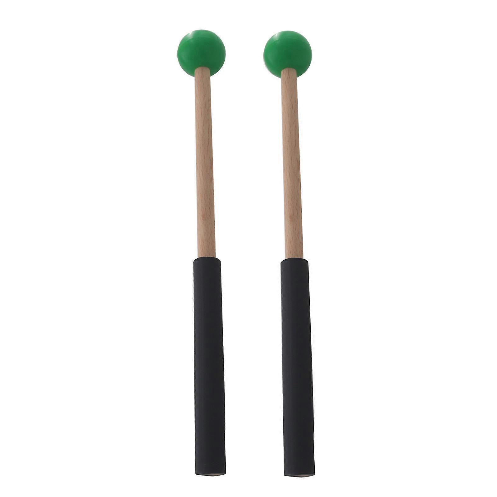 Κρουστά Σφυρί Drum Sticks Όργανο για w / Λάστιχο για Head Hand Grip Σφυρί για Glockenspiel Chimes Music Accompan