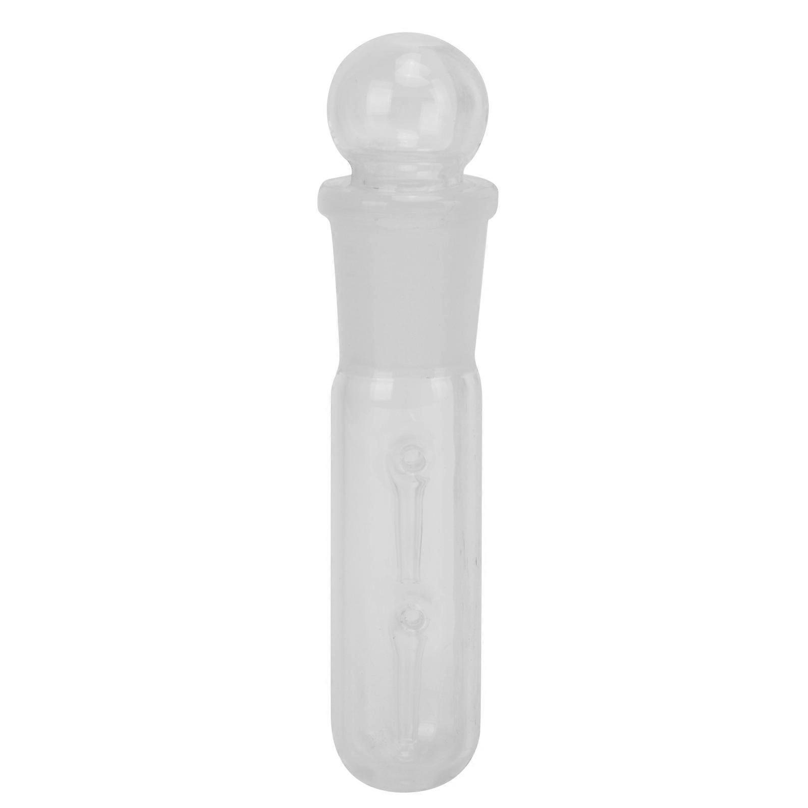 Clear Glass Planarian Trap for Aquatic Planarians, Tube for Cherry Shrimp, Crystal Red Shrimp, Dwarf Shrimp, 2 Hole Catcher