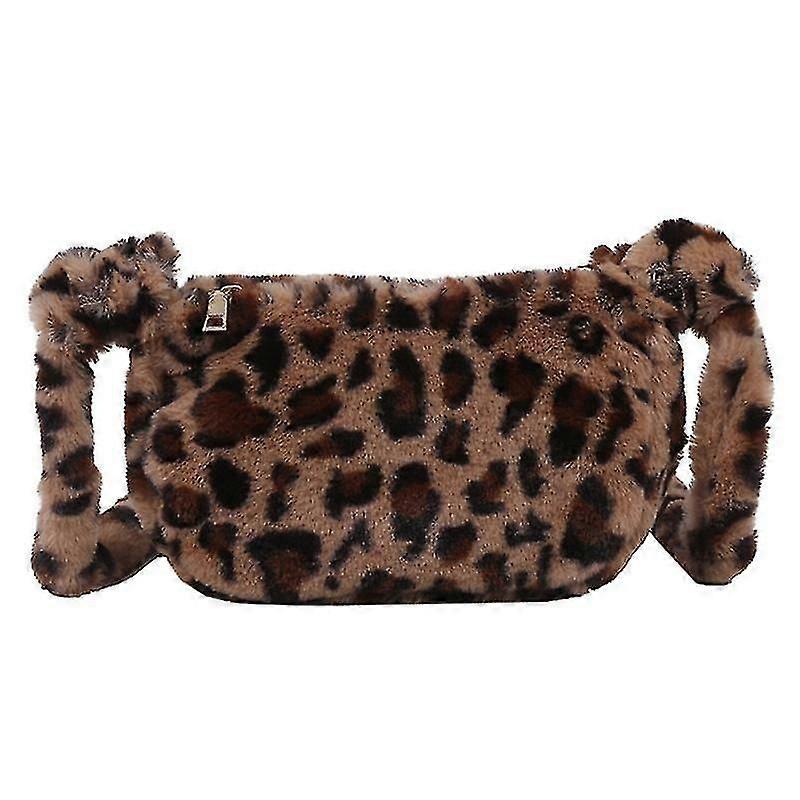 Plush Single-shoulder Bag For Storage Use