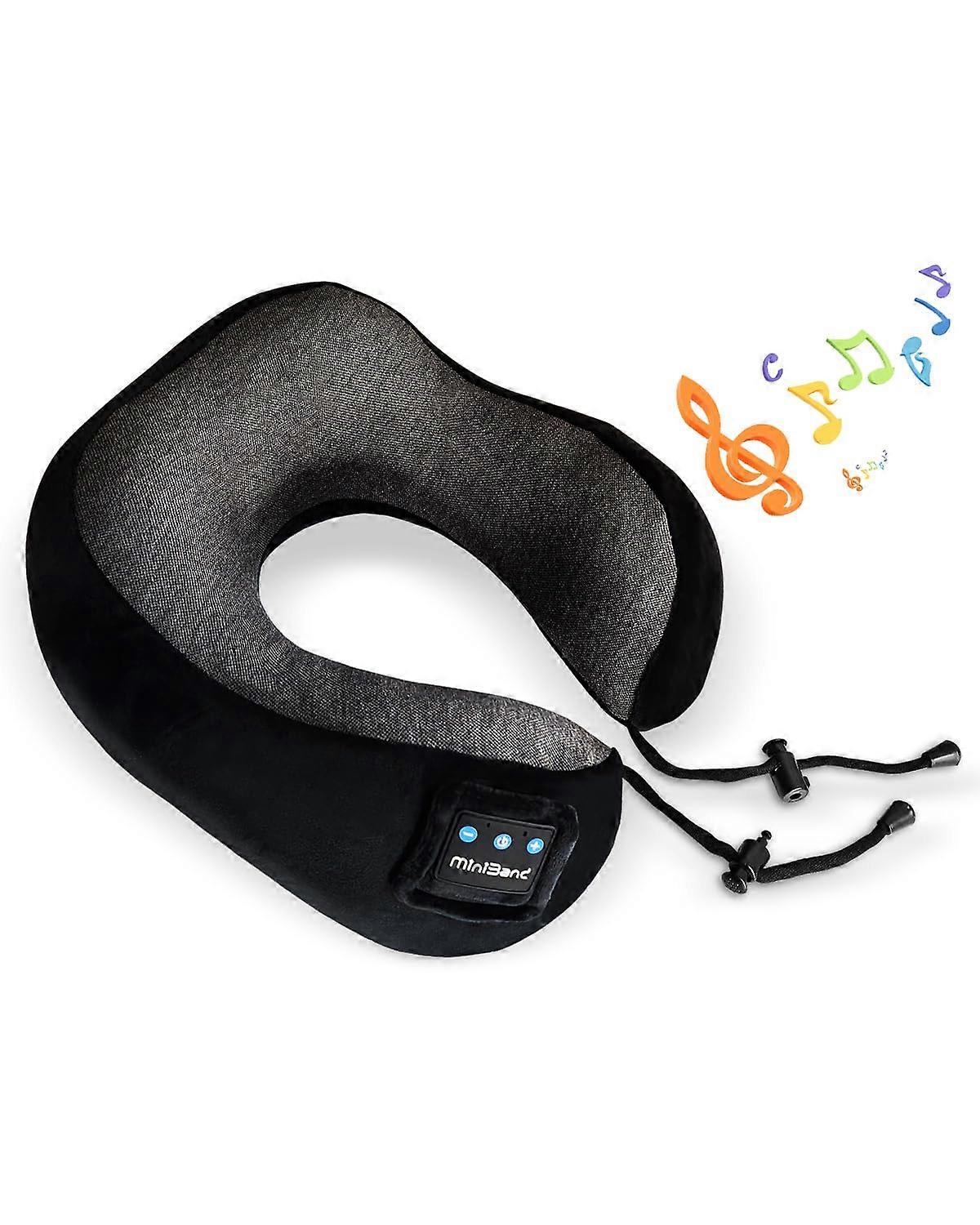 Memory Foam Neck Pillow for Traveling, Car, Home, Office Support, Ergonomic Design, Soft Cover, Adjustable Size
