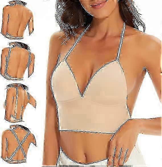 Soutiens-gorge dos nu pour femmes - Soutiens-gorge bralettes sans coutures et sans armatures