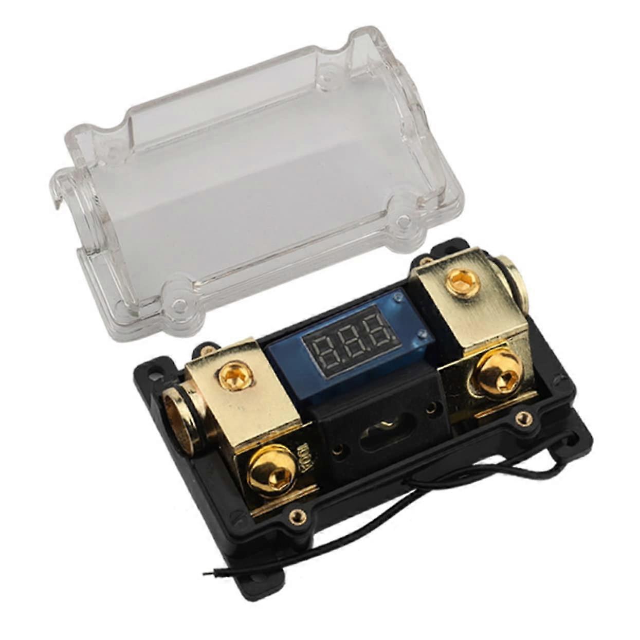 Stereo Fuse Box Car Amplifier Fuse Holder 1Pc Car Accessories Compatible With Car Stereos