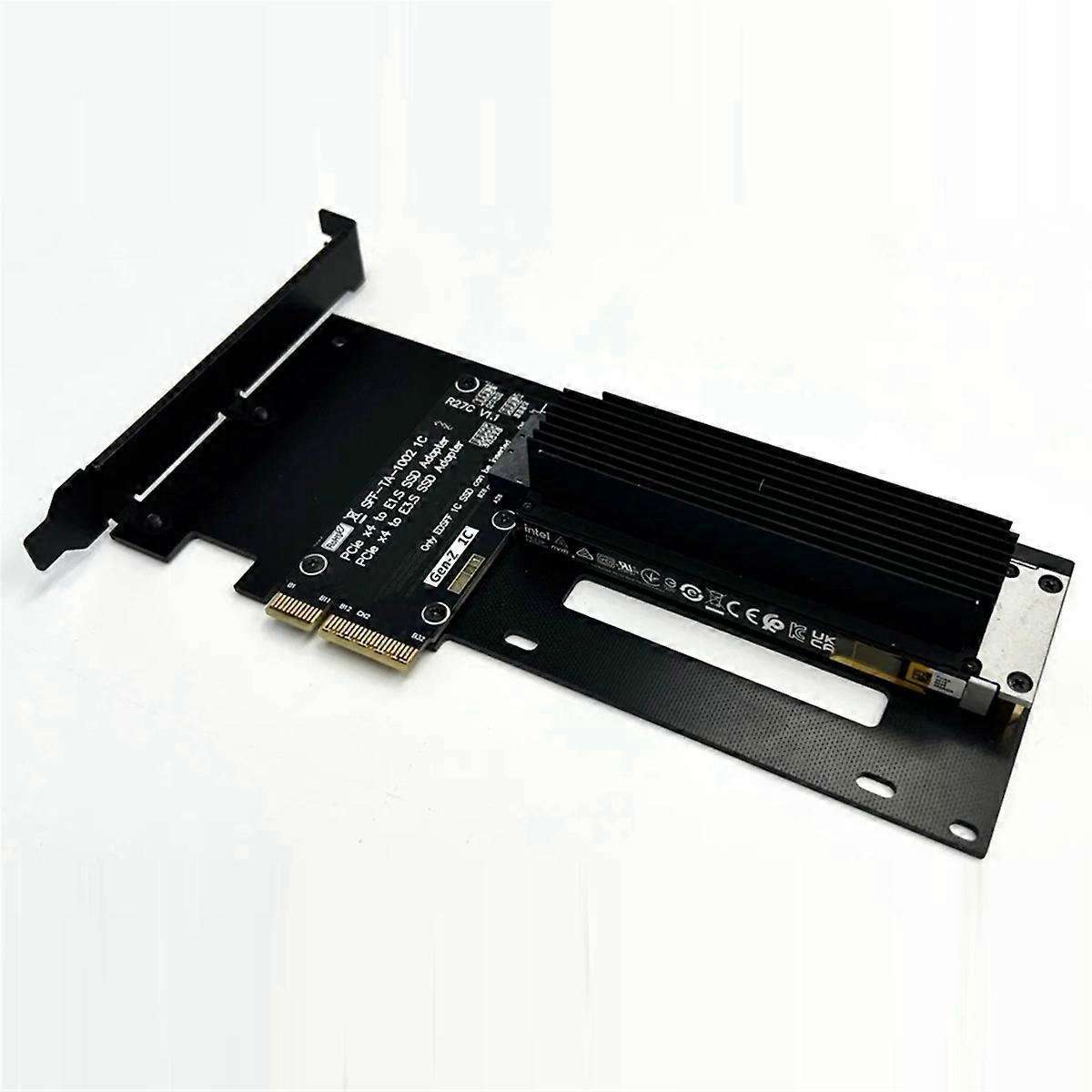 PCIe 5.0 X4 to E1.S/E3.S SSD Hard Disk Adapter Card