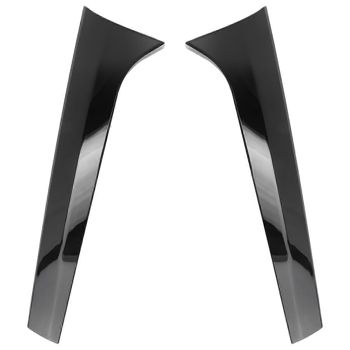 Gloss Black Rear Side Wing Roof Spoiler Stickers Cover Trim For ML Class W166 2012-2018
