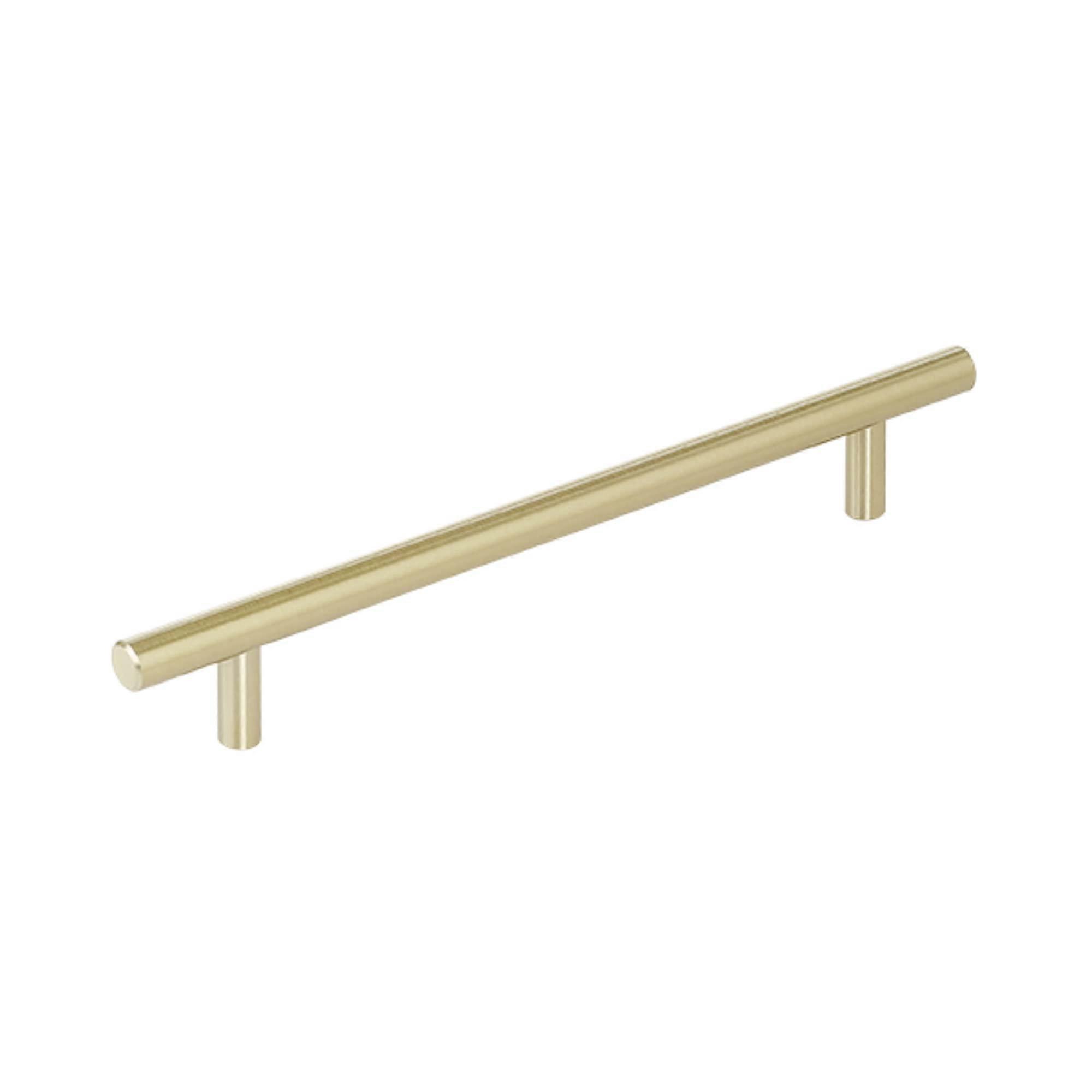 Bar Pulls 7 in (178 mm) Center-to-Center Golden Champagne Cabinet Pull - (10 Pack)