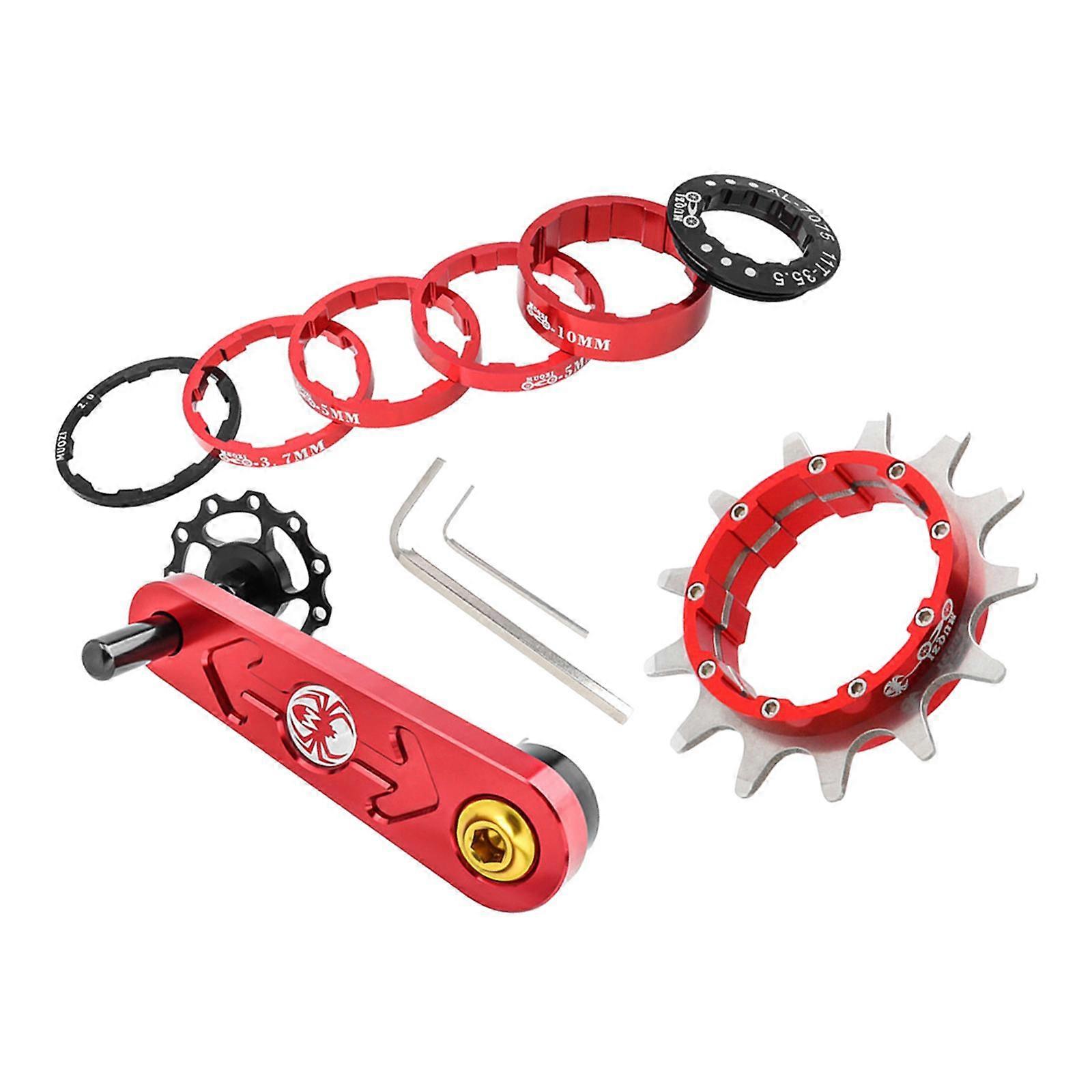 Bike Single Cassette Cog Set MTB Bicycle Chain Tensioner Sprocket Conversion
