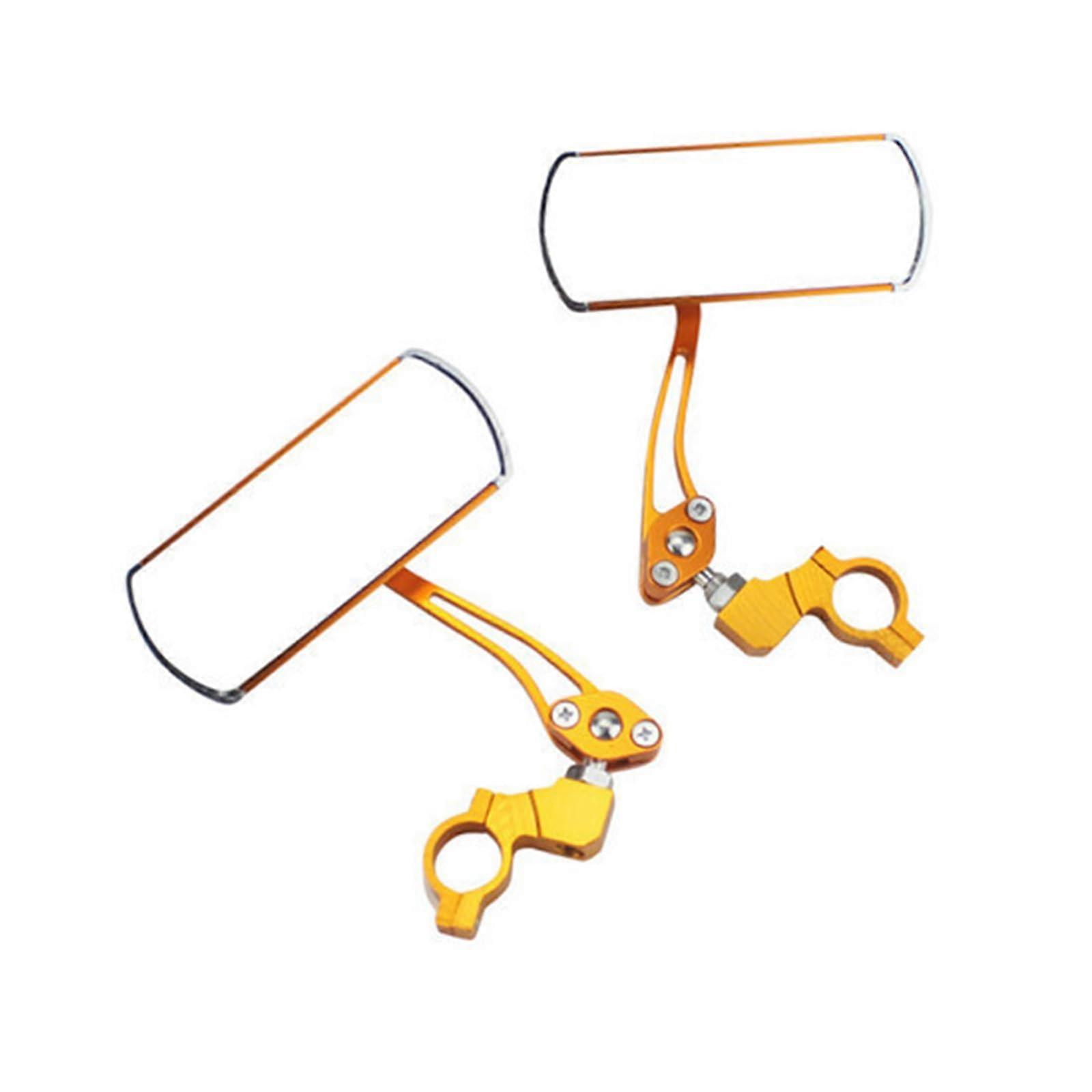 Bike Rear View Mirror 360 Degree Rotatable Wide Angle Cycling Mirror For Road And Mountain Bikes