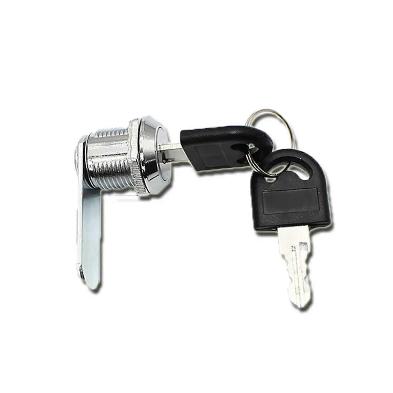 Zinc Alloy Drawer Lock 16/20/25/30mm for Switch Panels, Mailboxes, Cabinets – 1Pc with 30 Unique Keys