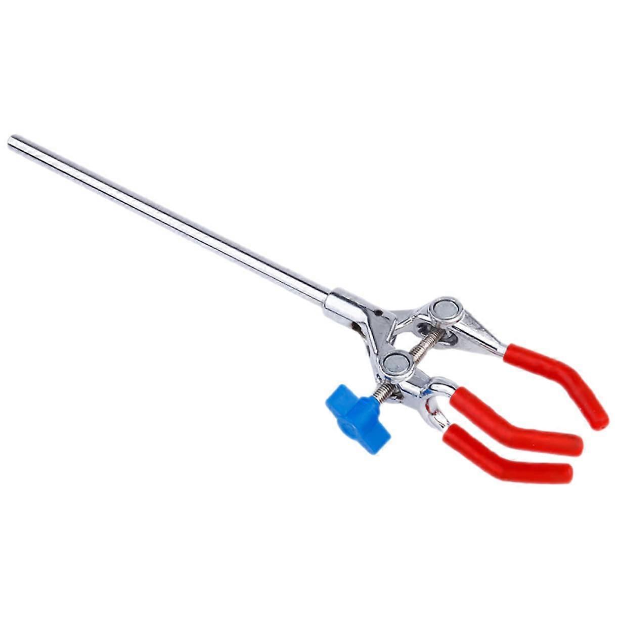 Lab Clamp 3 Prong Stainless Steel Flask and Test Tube Holder, Strong Sturdy Design for Laboratory Use