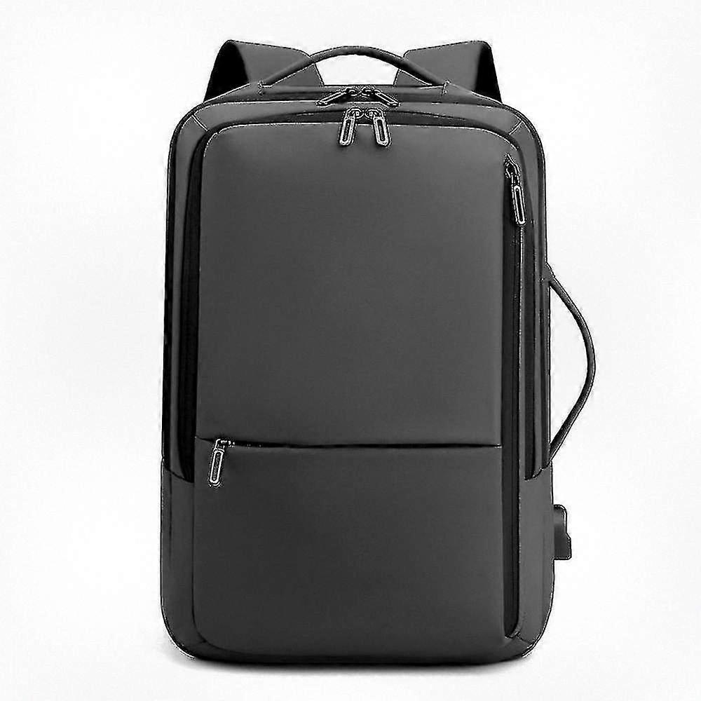 Expandable Waterproof Laptop Backpack for Business Travel with Large Storage Capacity