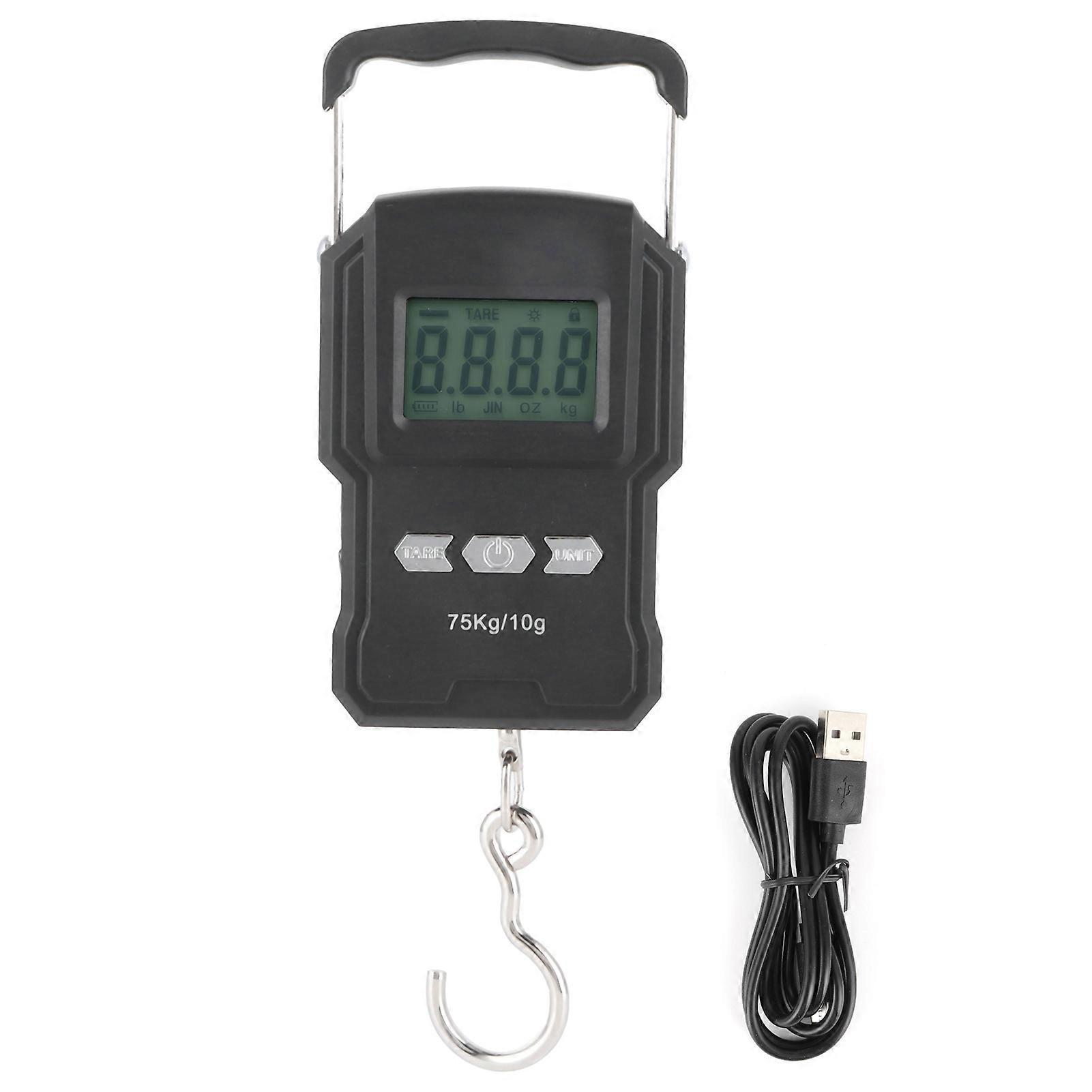 Electronic Express Scale with Tape Measure Portable LCD Electric Kitchen Scale 75kg for Home