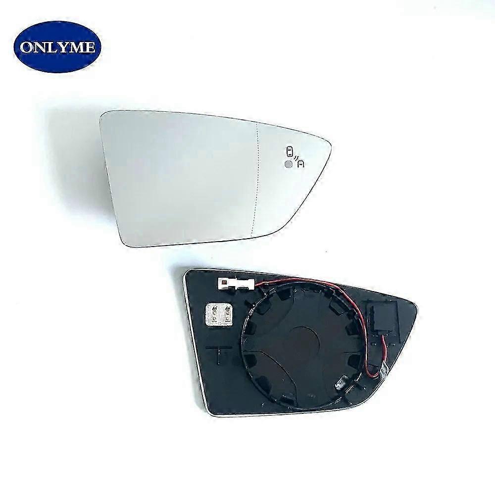 CompatibleCar wide angle heated mirror glass with blind spot warning light Suitable for SEAT IBIZA V 2017 2018 2019 2020 2021 2022 2023