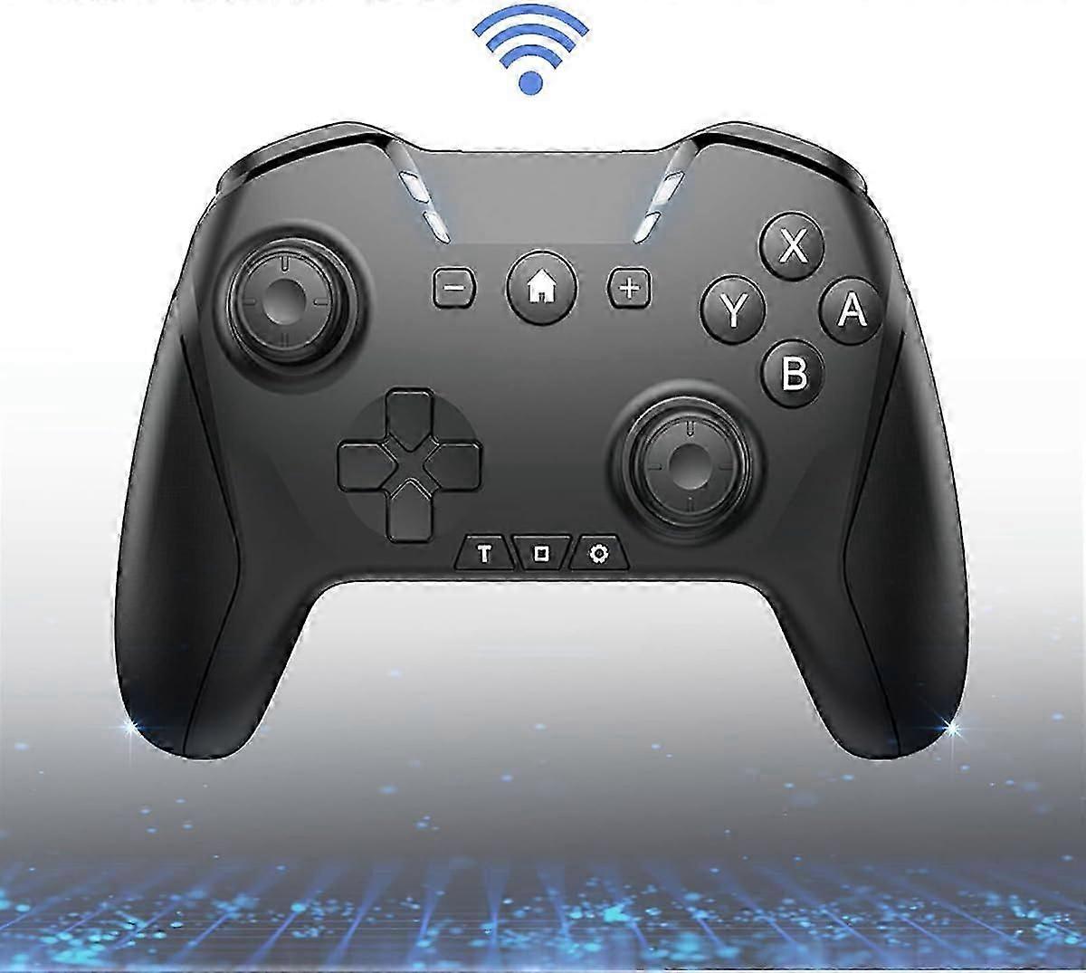 Bluetooth Controller for Switch/Mac/PC/Steam/Mobile Phone/iOS/Android//TV/iPad/Table/Apple Arcade MFi Games, switch pro controller wireless with Adjus
