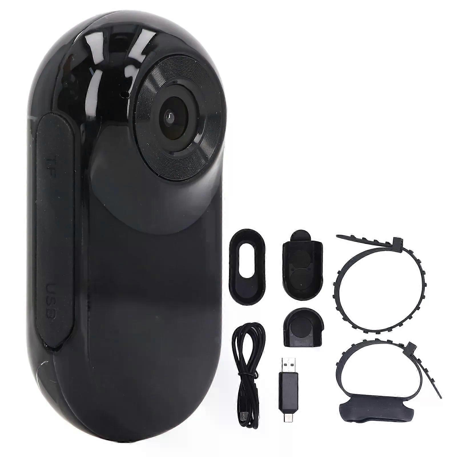 Apply Pet Action Camera Small Pet Collar Camera 0.96in Screen Lightweight Full HD Rechargeable with Video Records for Cat for Outdoor