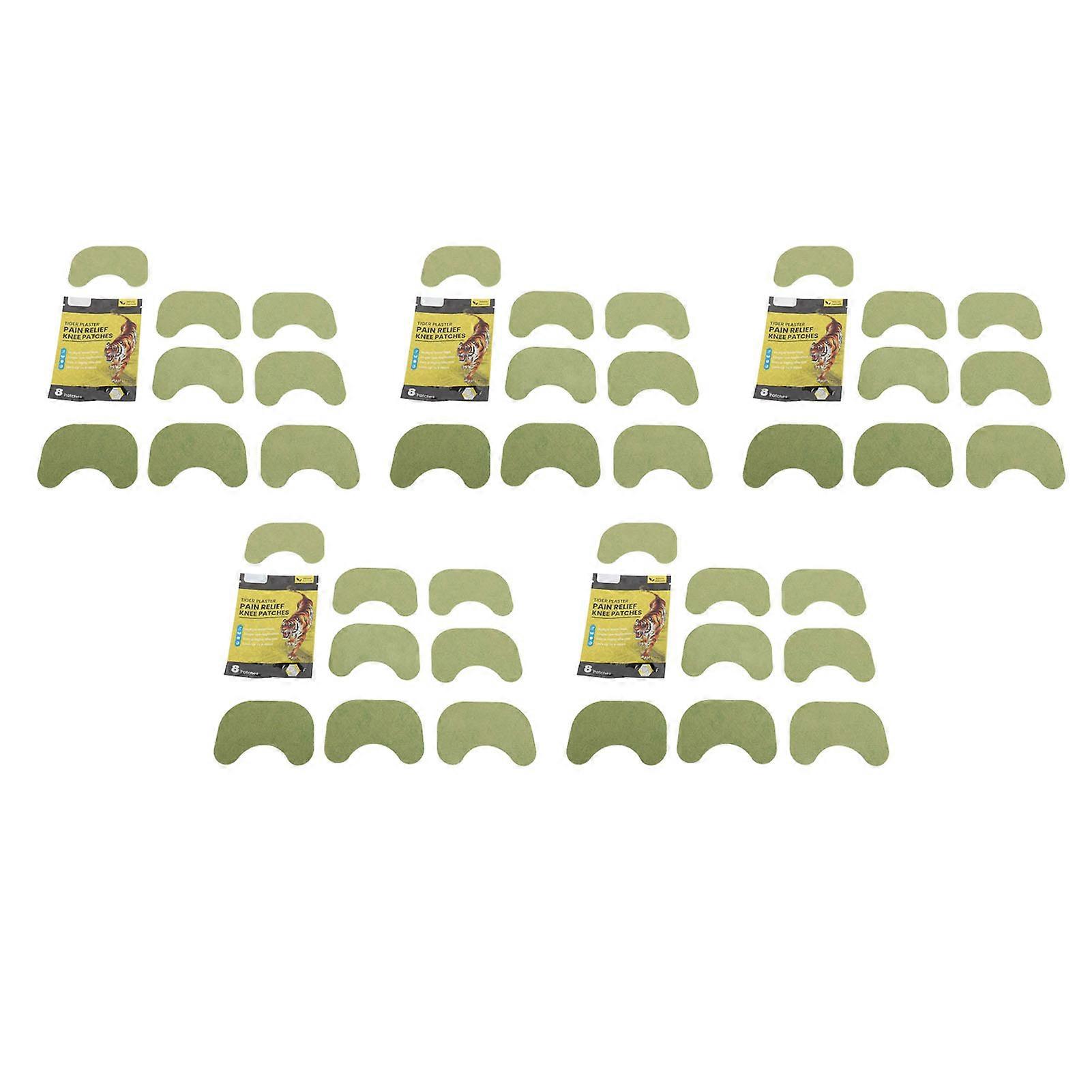 40Pcs Knee Relief Patches Comfortable Breathable Discomfort Relief Knee Heat Patches for Muscle Joint Neck Back Shoulder