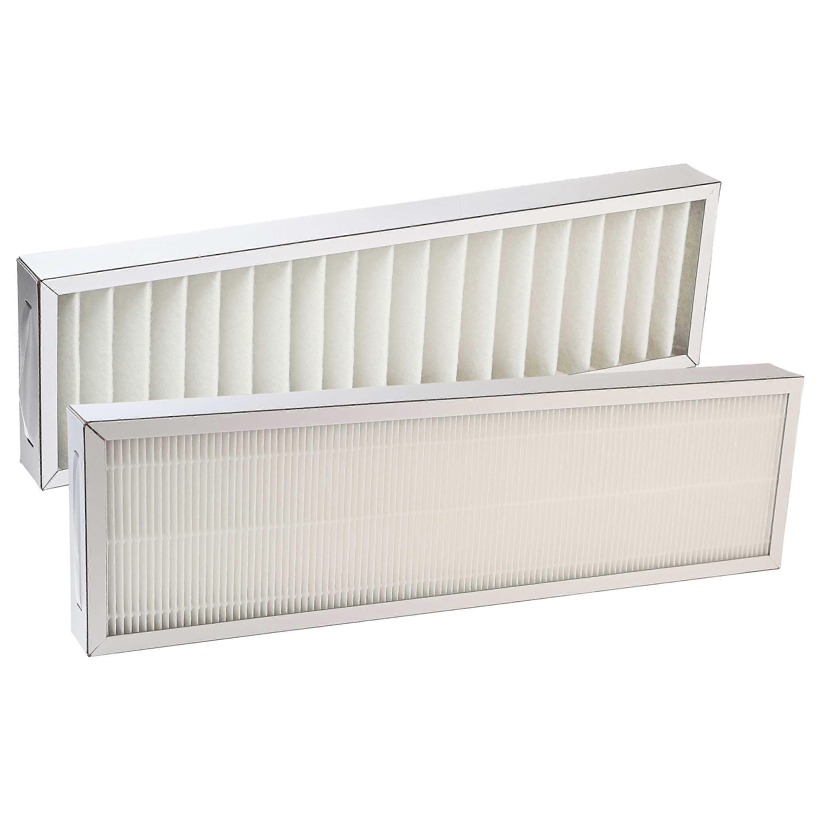 vhbw Filterset kompatibel mit Pluggit Avent P460 Lüftungsgerät - Luftfilter G4 / F7 (2 Stück), Weiß