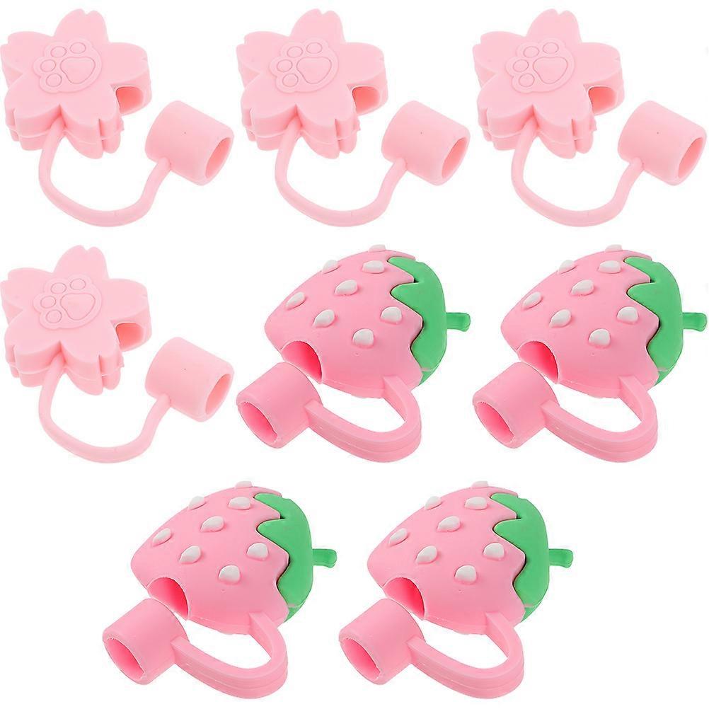 Silicone Decorative Straw Tip, Convenient for Use, Ideal for Gatherings