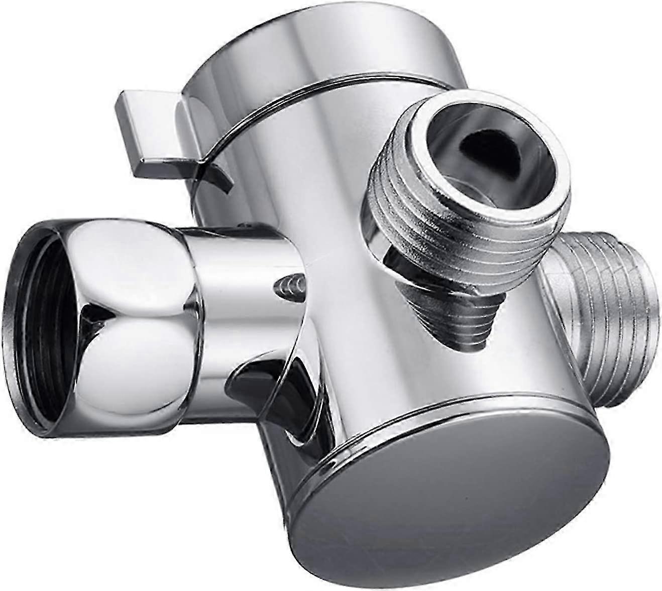 3-way shower diverter valve mount g1/2 handheld shower arm diverter splitter polished chrome bathr p