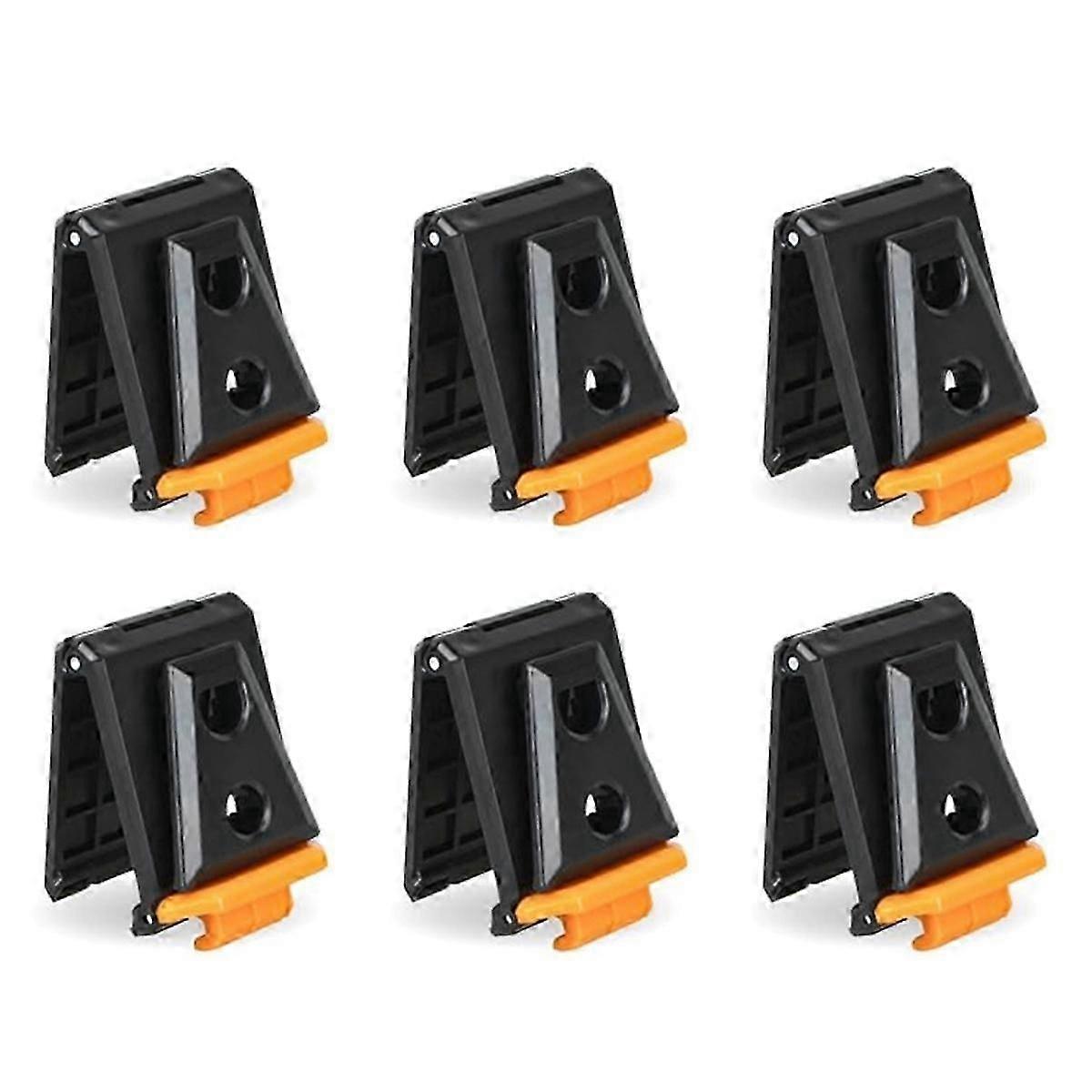 6pcs Clip Tech Hubs for TOU-CT ClipTech Pouches,Tool Belt Clip