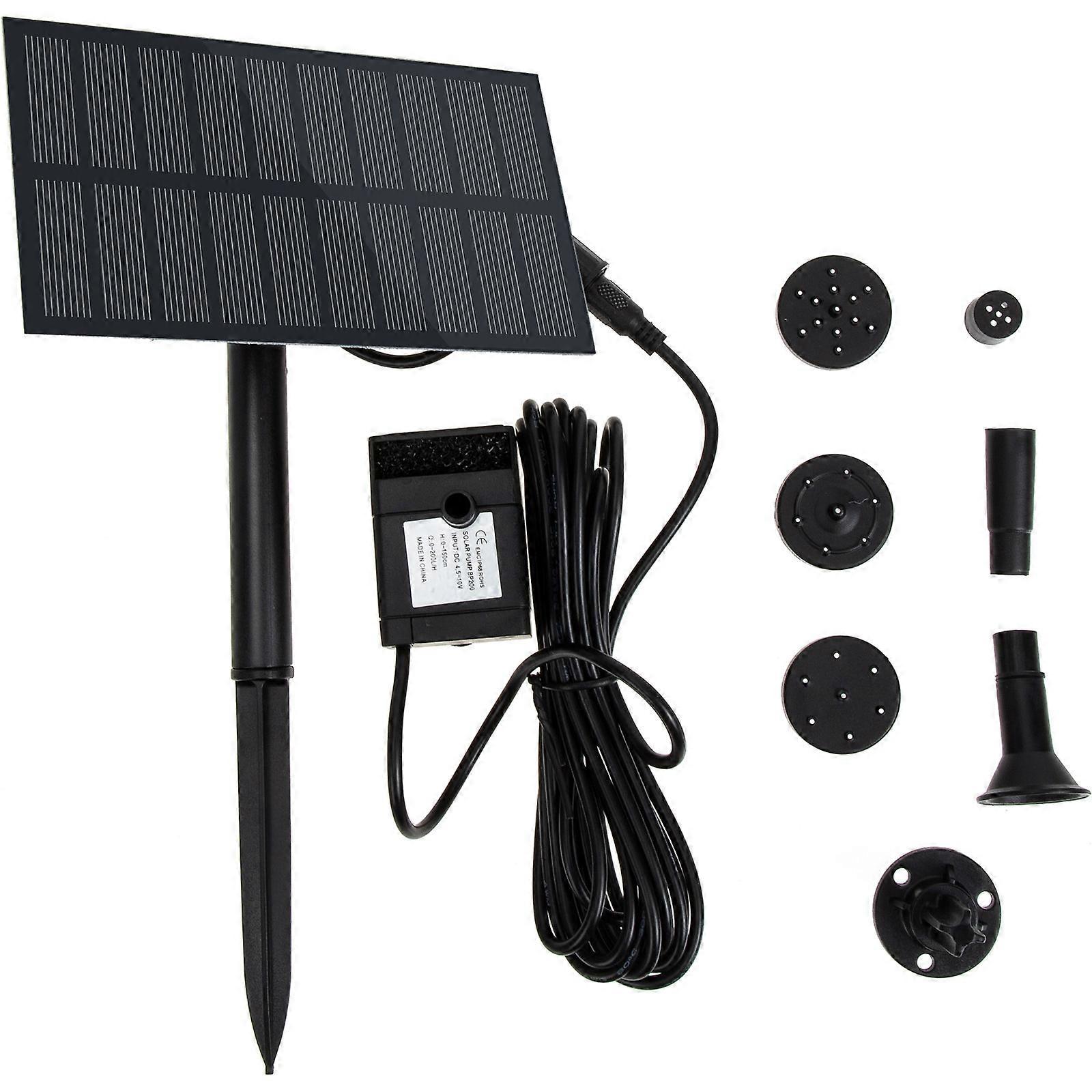 Solar Powered Water Fountain Pump for Garden Bird Bath – Energy Efficient, Low Noise Outdoor Water Feature