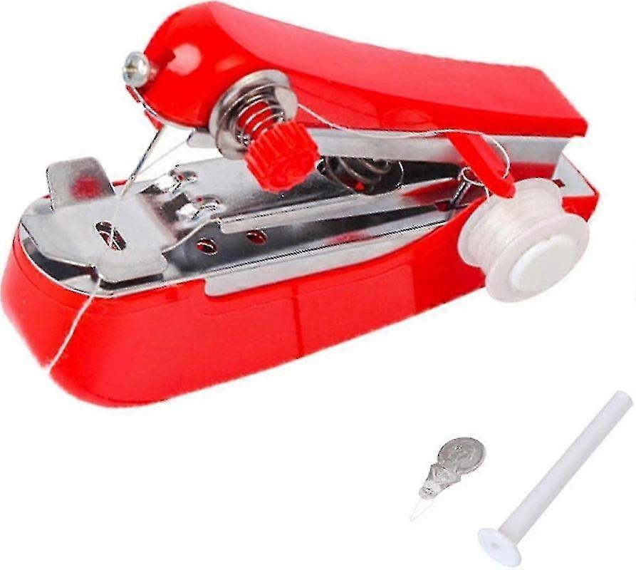 Handysewer Portable Cordless Mini Sewing Machine for Home Needlework - Red