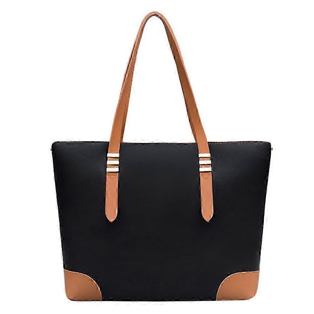 Western Women's PU Leather Large Shoulder Bag - Brown