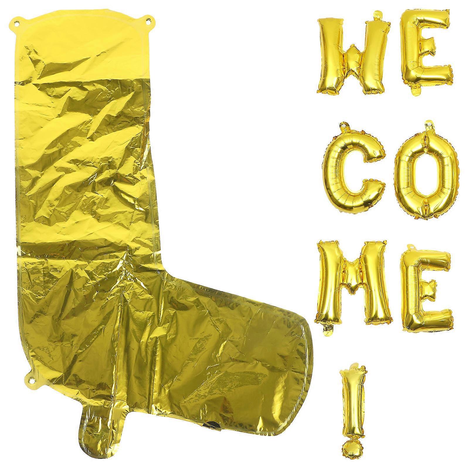 Reversible Balloon Banner for Anniversaries, Tough Foil Letters, Effortless Installation