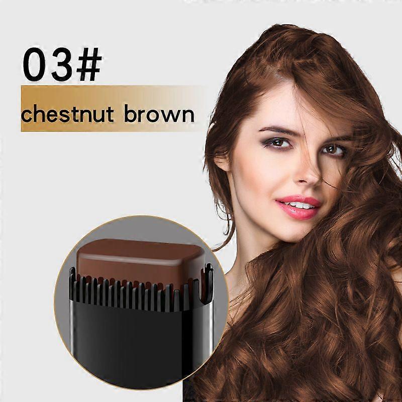 2-in-1 Hair Color Stick & Comb, Waterproof and Sweat-Proof Hair Dye Comb, Instant Convenient Root Touch Up for Gray Hair, Touch up Comb for Women & Me
