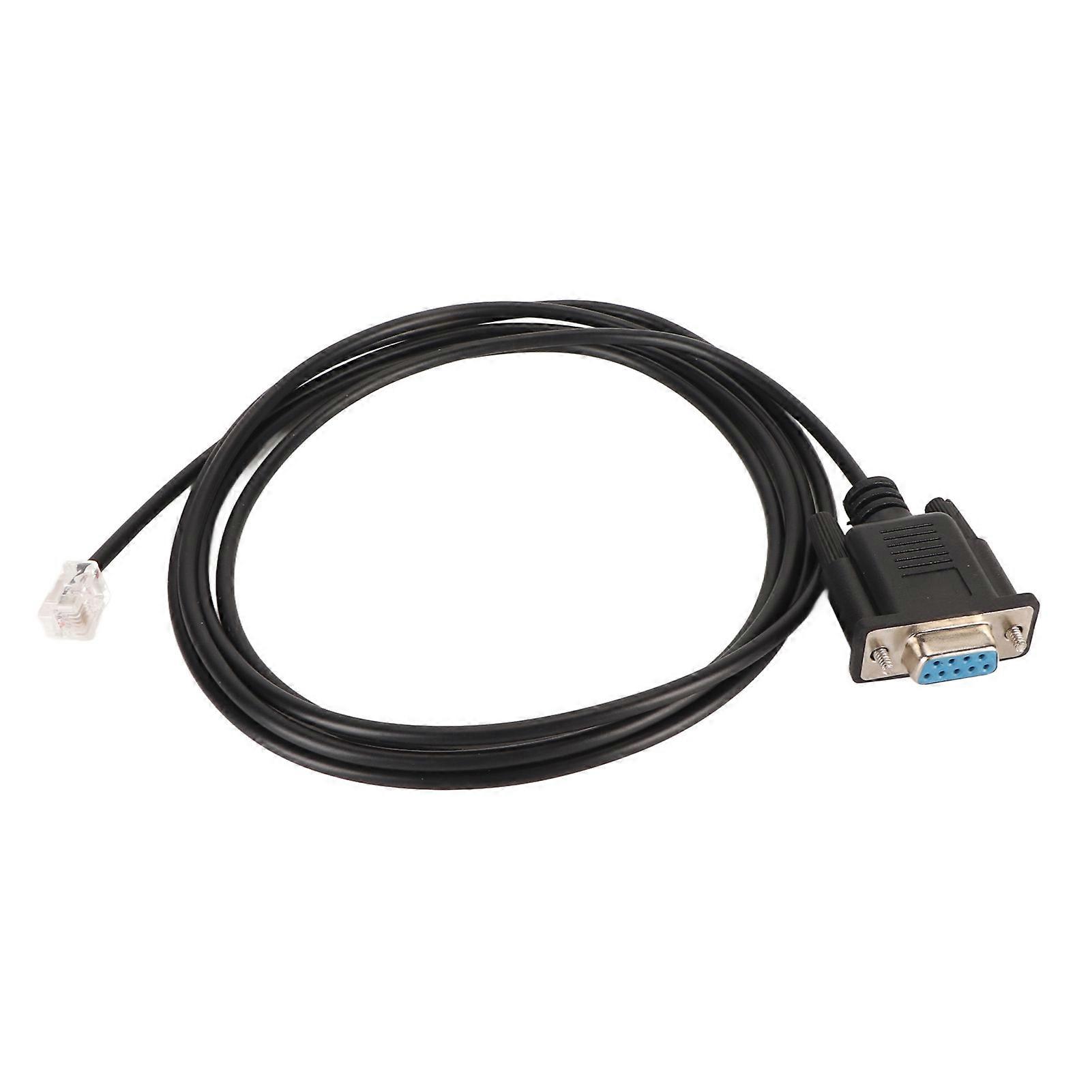 RS232 DB9Pin Female to RJ11 RJ12 6P6C LAN Network Serial Console Cable for Sevo Drive for Leadshine Stepper Devices