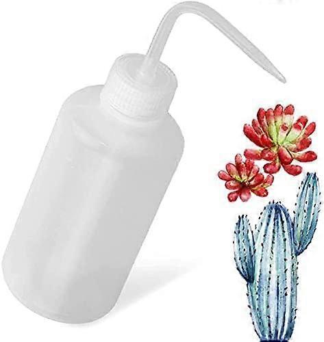 Plant Watering Can - Small Squeeze Bottle for Garden Tools, Lightweight Plastic, Precision Spout, 500ml Capacity (L)
