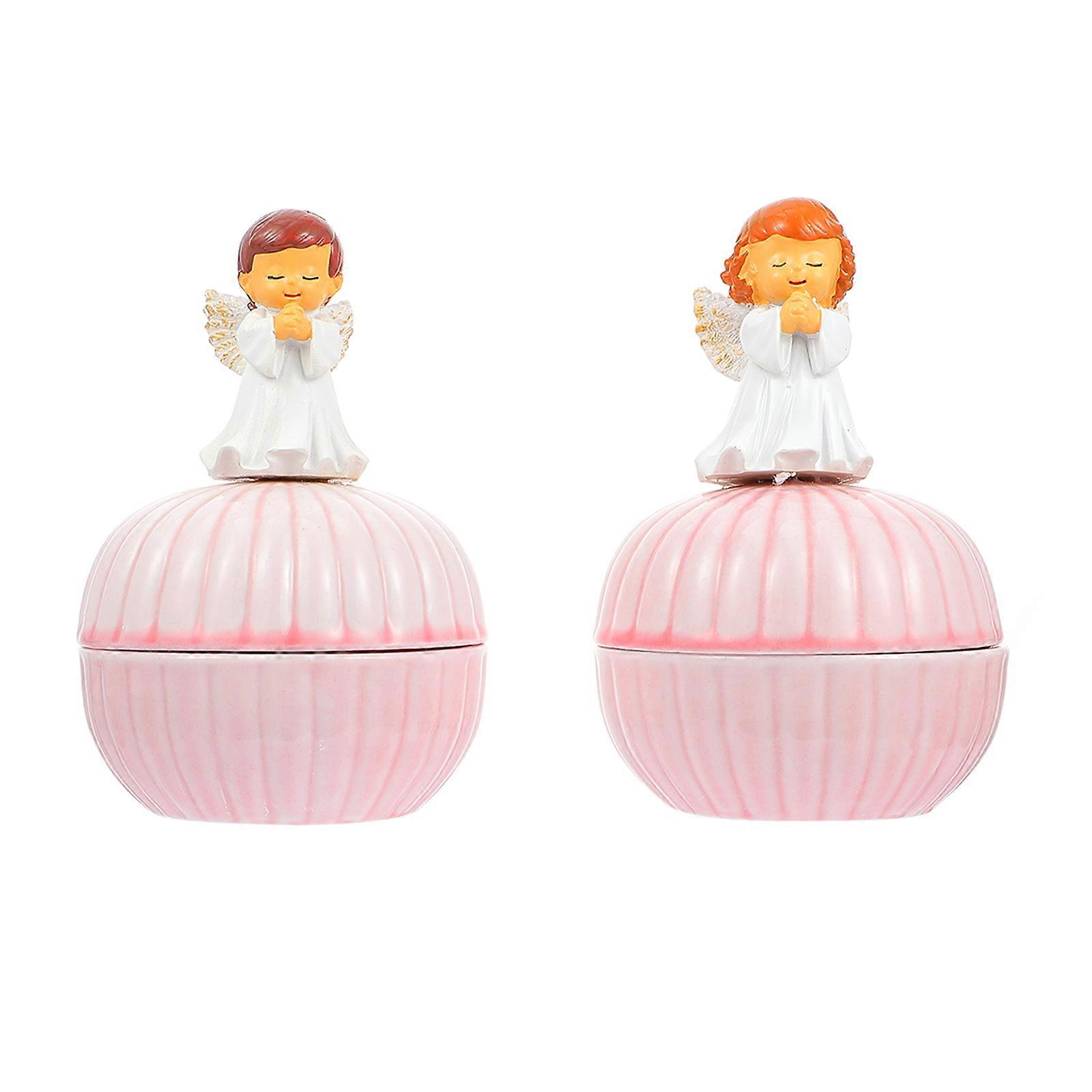 يبدو أنك تبحث عن قائمة منتجات ل ** 2 قطعة من صناديق تخزين حلوى الزفاف المزخرفة **. تستخدم هذه الصناديق عادة للتخزين