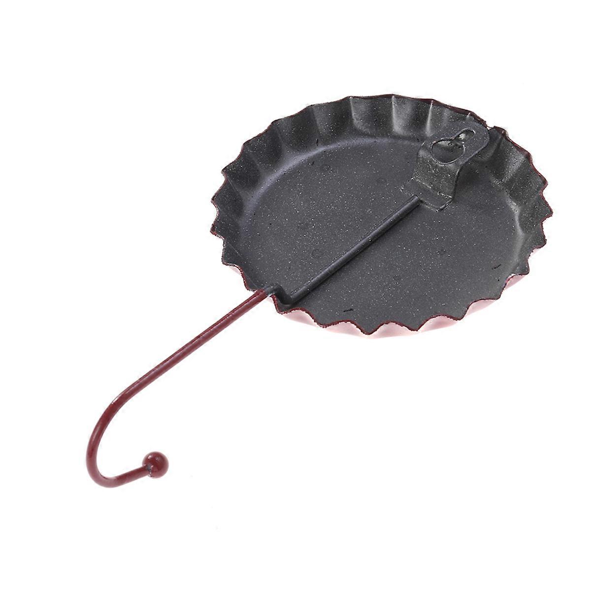 T-Shape Decorative Hooks Retro Wrought Iron Beer Bottle Caps Wall Hangers Decorators 17.5x10.5x1.5 Cm 1Pcs