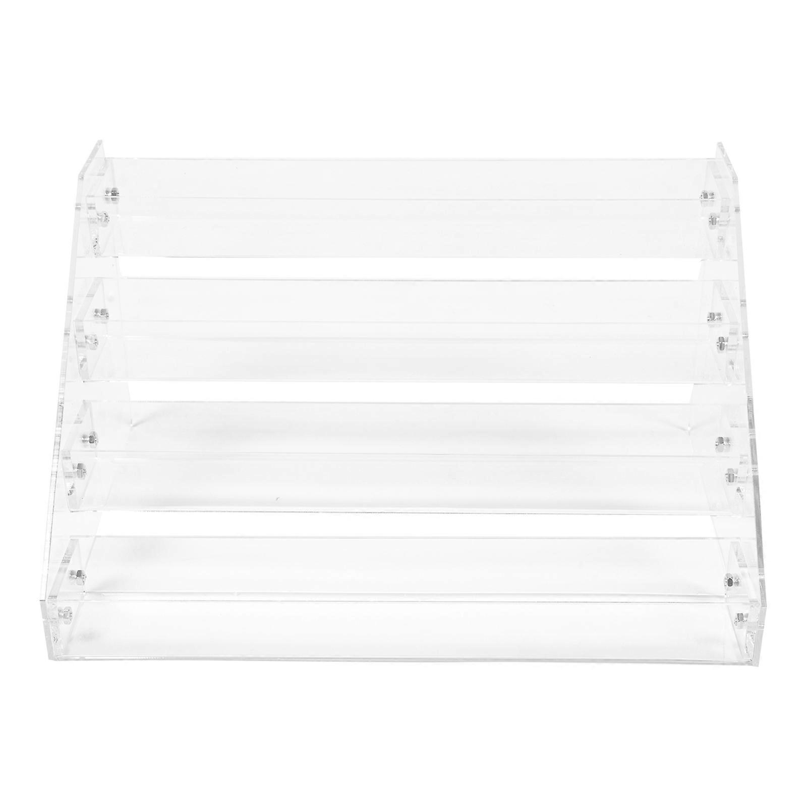 Here's a polished product description for your **Clear Acrylic Showcase Rack**:
### **Clear Acrylic Showcase Rack – Lightweight & Space Saving