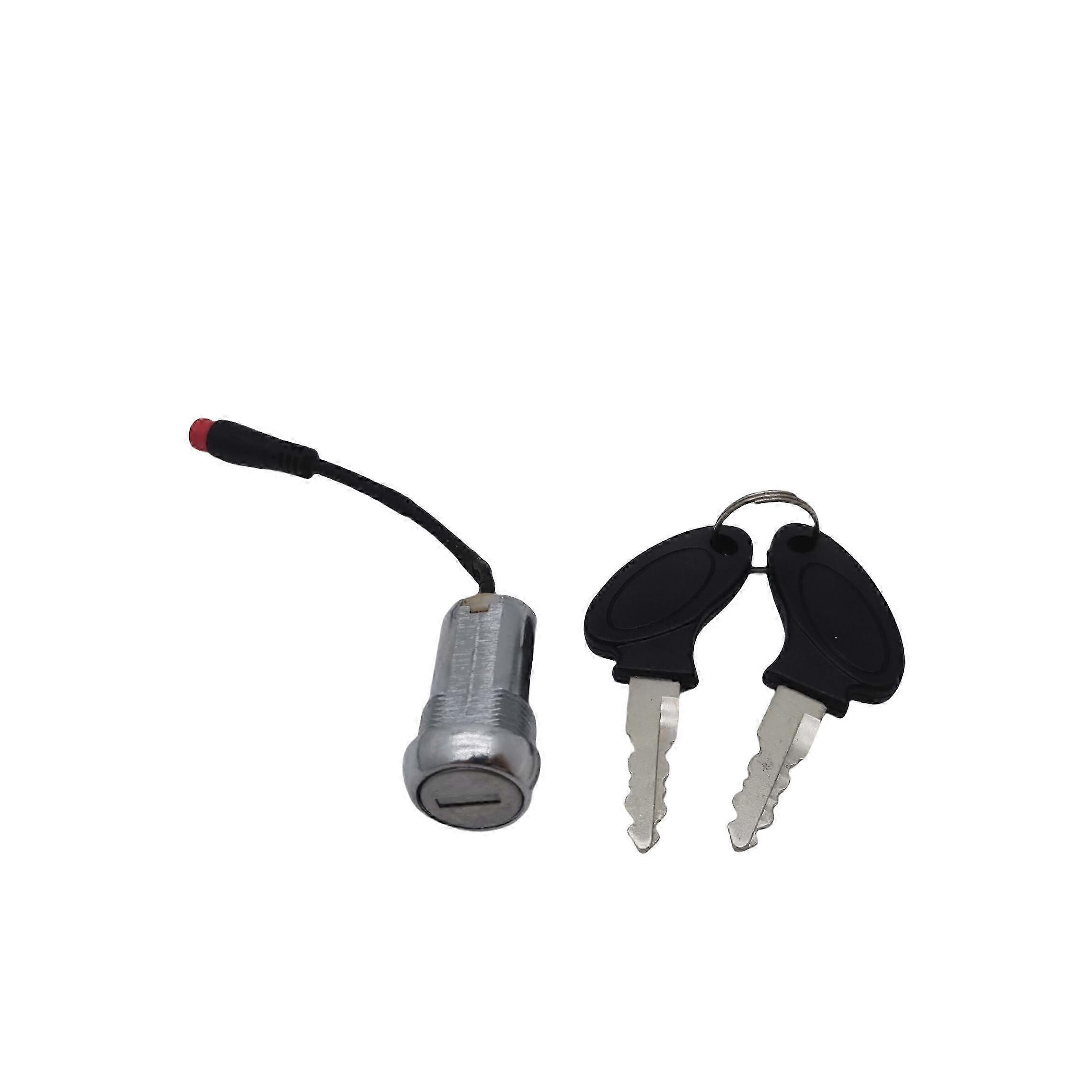 Electric Door Lock with 2 Keys for KUGOO KIRIN KuKirin G3 Pro Electric Scooter Switch Key Switch Lock Core Accessories