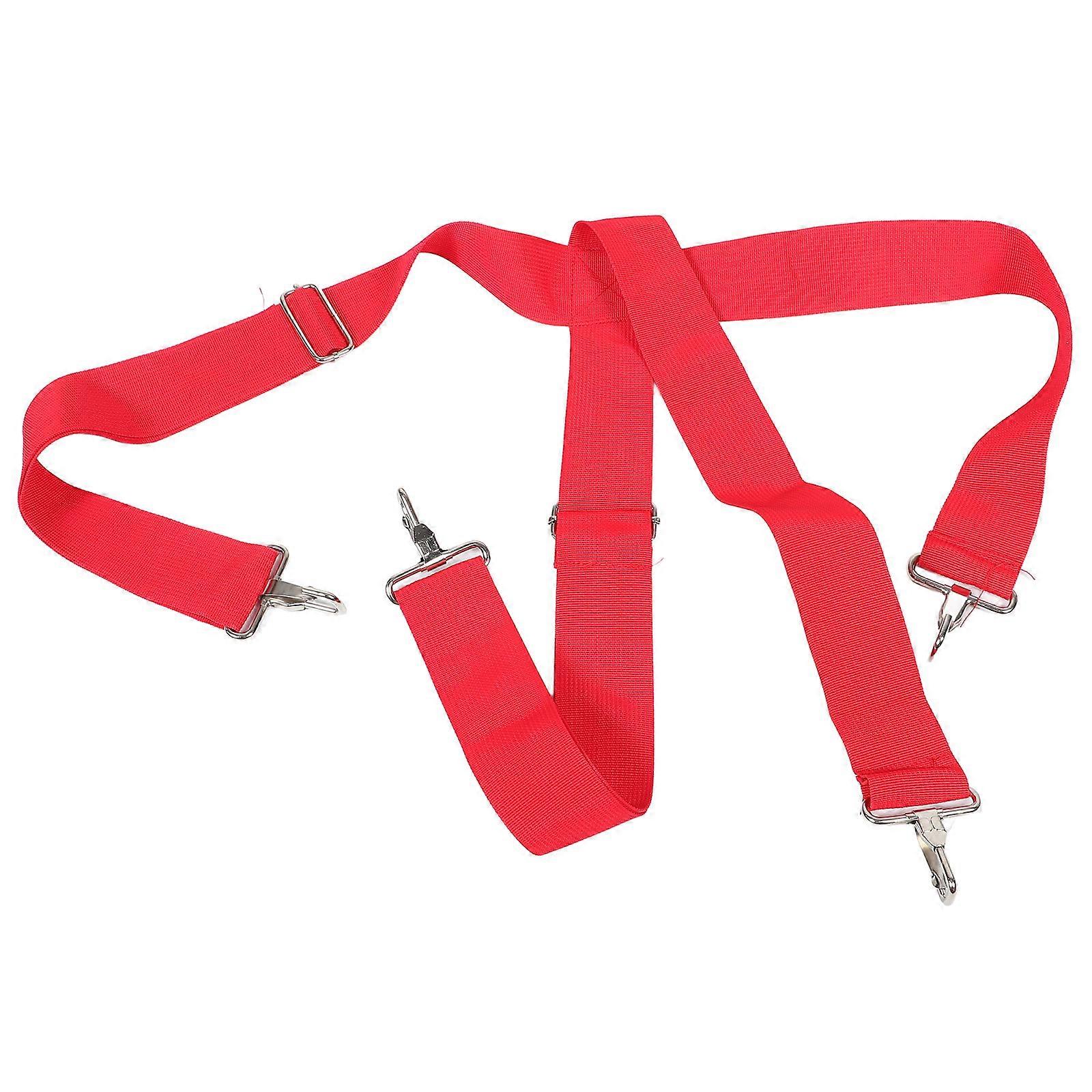 Snare Drum Strap Adjustable Polypropylene for Protection with Durable Red Drum Strap