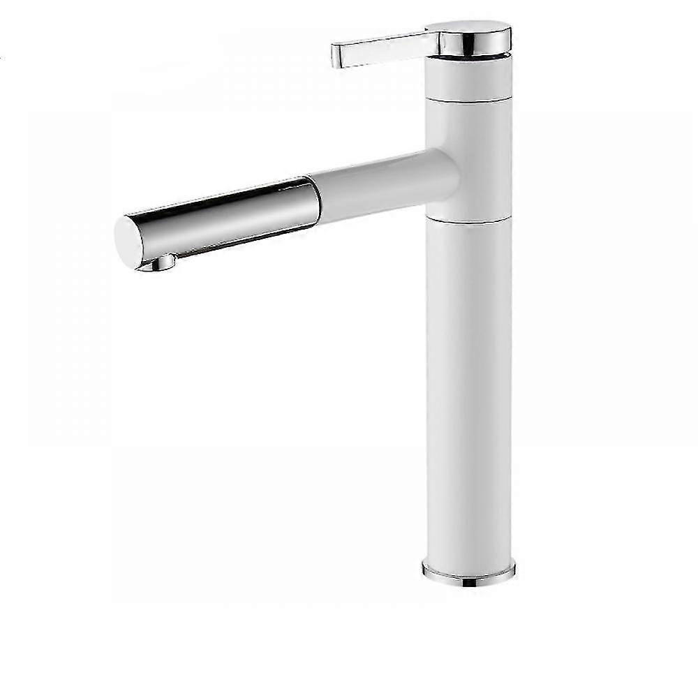 ロータリー格納式シンク蛇口 - 伸縮式ホット&コールドスタイル、高回転シルバー、さまざまな器具に適しています