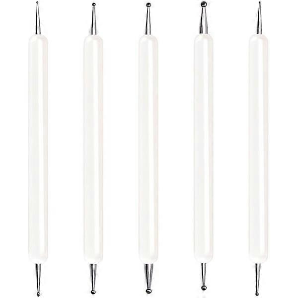 5 Pcs Different Sizes Embossing Tools Set Double Sided Tracing Dotting Tools Stylus for Carbon Transfer Paper