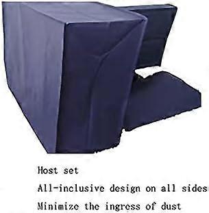 3 pcs Computer Dust Cover, Monitor + Keyboard + Computer Host, Desktop Computer Dust Cover