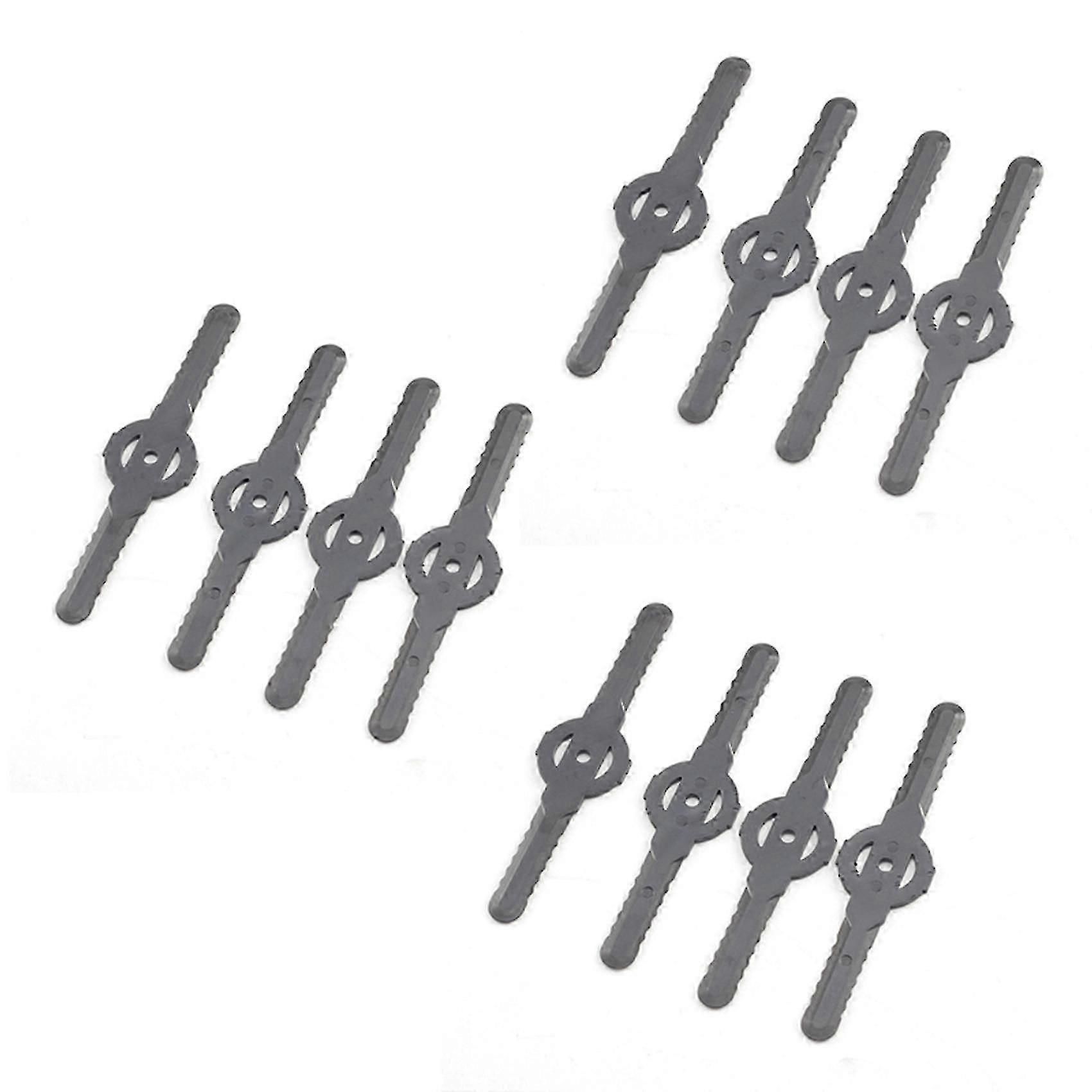 60pcs πλαστικό γρασίδι λεπίδες χορτοκοπτικό λεπίδα χλοοκοπτικό ασύρματο εργαλείο κοπής γκαζόν εργαλείου χλοοκοπτικό