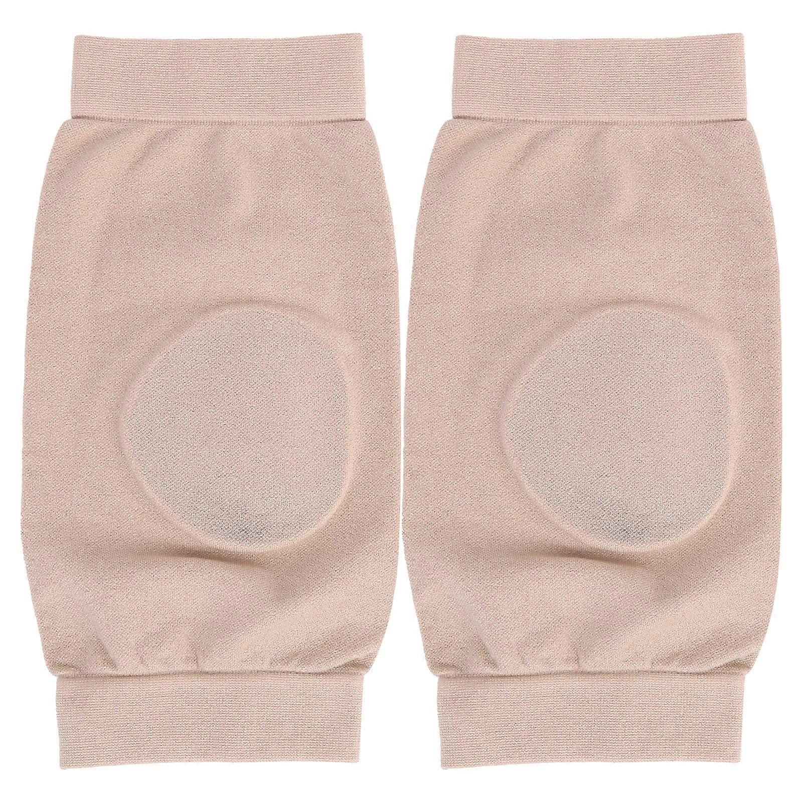 Pair Silicone Ankle Heel Foot Protector Pads Both Sides Skin Color Protective Sleeve
