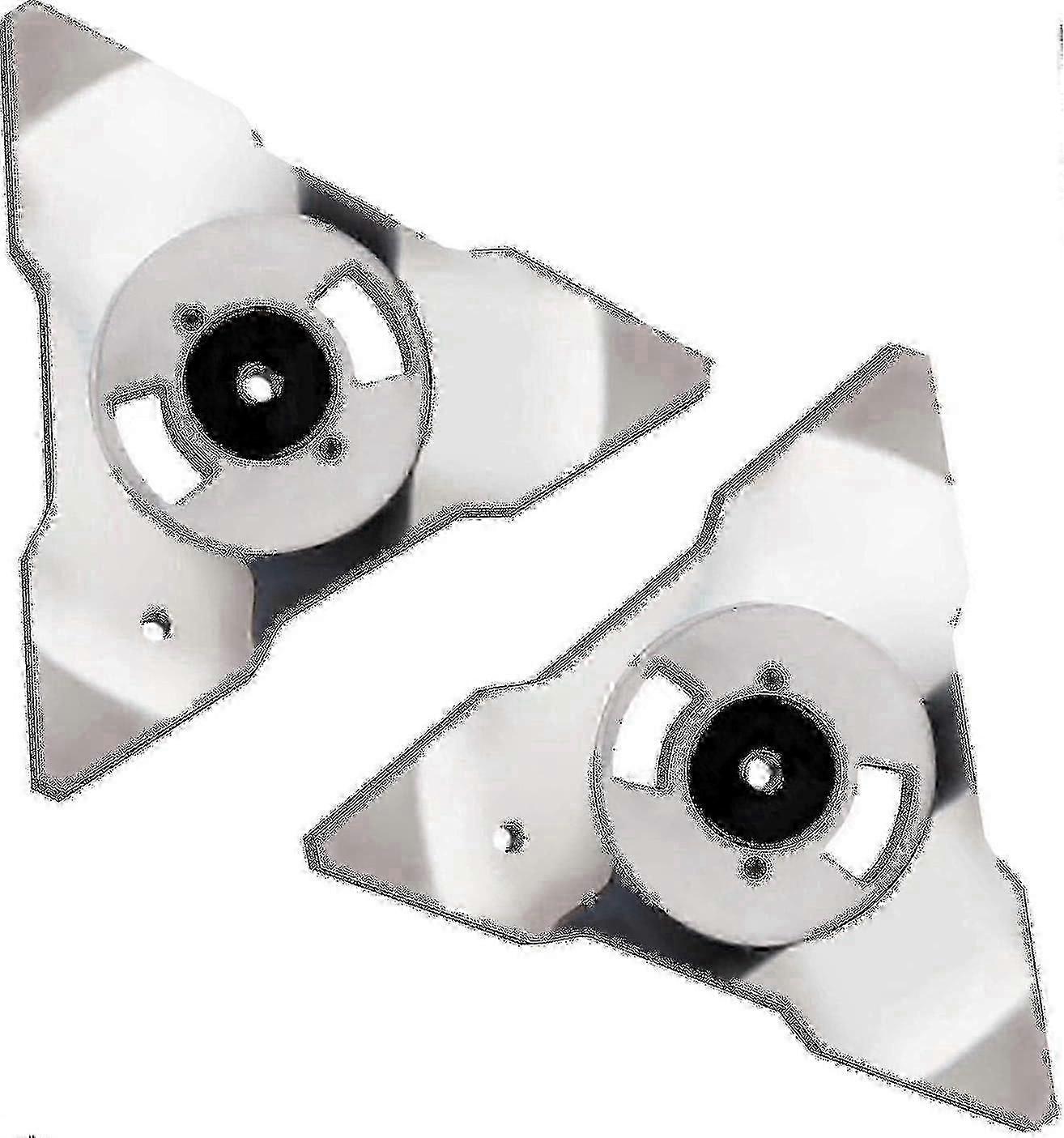 Edelstahl 2er-Pack Klingen Ersatz für Robomow RS TS MS RC TC MC Mähroboter