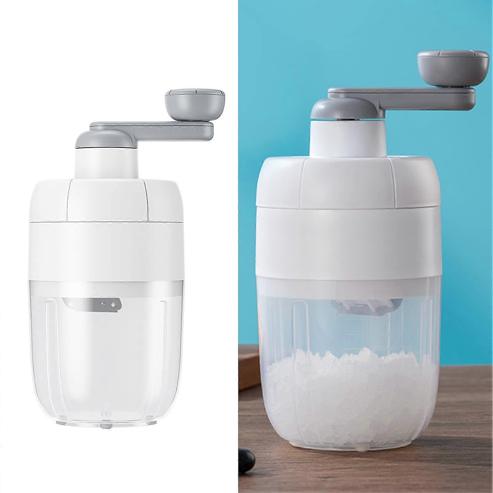 Manual Shaved Ice Snow Cone Machine, Thickened Stainless Steel Blade, Hand Ice Shaving Machine